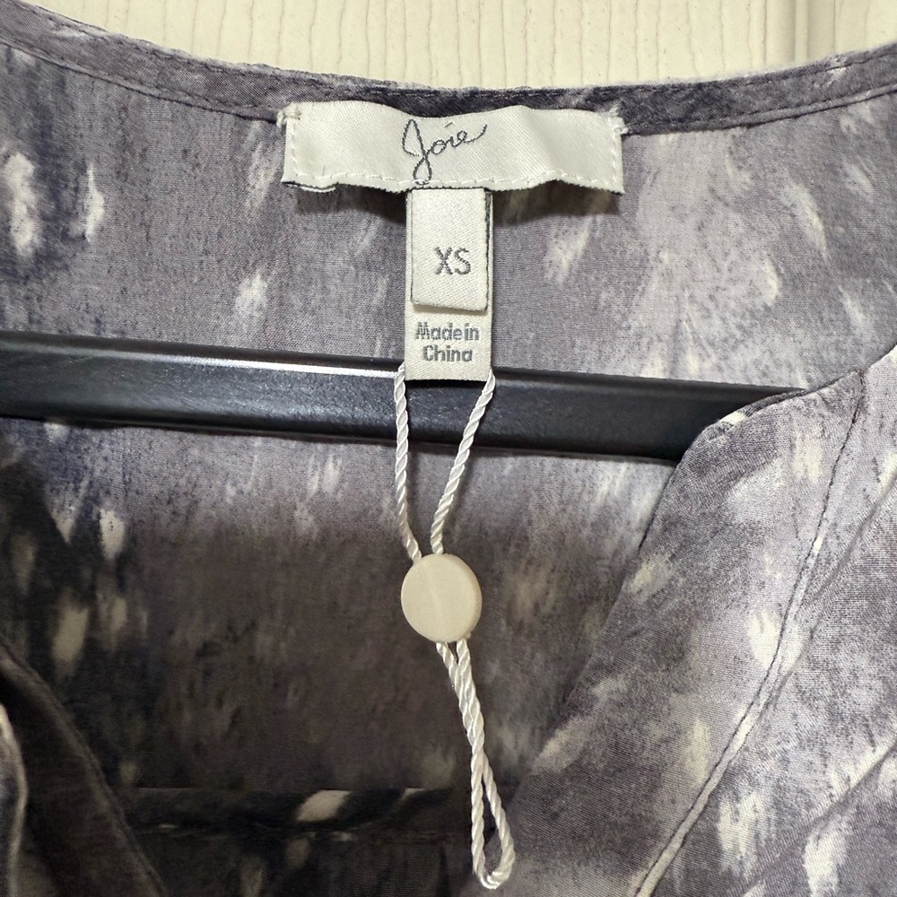 Joie Top - Moema Fawn Print Silk - Picture 2 of 12